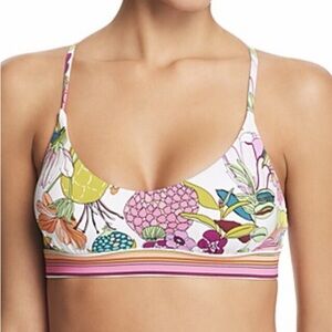 Trina Turk Tropical Colorful Bikini Top
